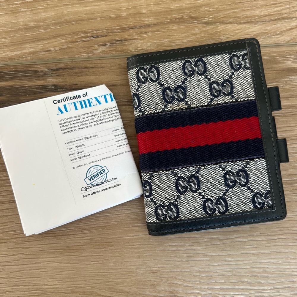 GUCCI Vintage Mini Agenda 1978 with papers!